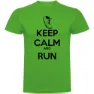 Kruskis Keep Calm And Run T-shirt Med Korta ärmar male