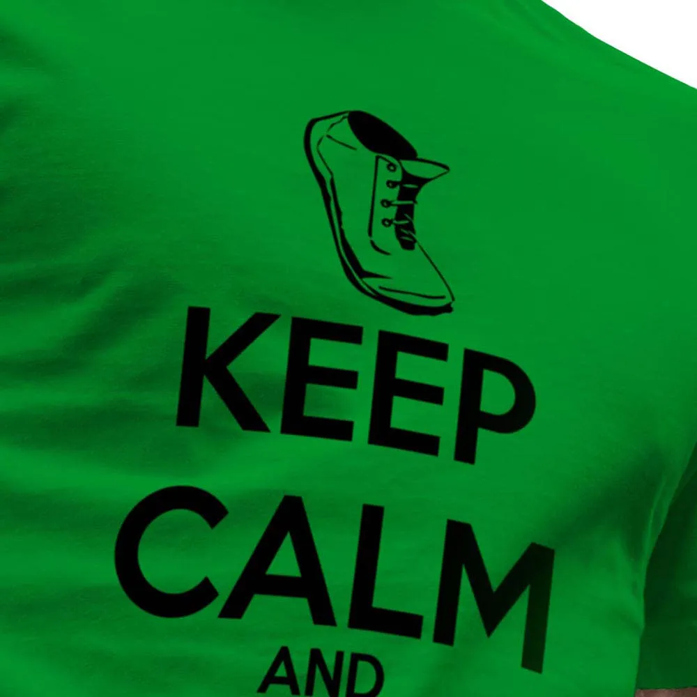 Kruskis Keep Calm And Run T-shirt Med Korta ärmar male