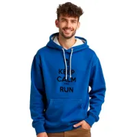 Kruskis Keep Calm And Run Two-colour Tröja Med Huva Man