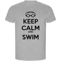 Kruskis Keep Calm And Swim Eco T-shirt Med Korta ärmar male Kruskis Keep Calm And Swim Eco T-shirt Med Korta ärmar male