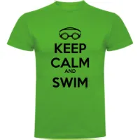 Kruskis Keep Calm And Swim T-shirt Med Korta ärmar female Kruskis Keep Calm And Swim T-shirt Med Korta ärmar female