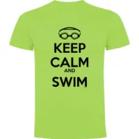 Kruskis Keep Calm And Swim T-shirt Med Korta ärmar female