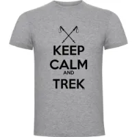 Kruskis Keep Calm And Trek T-shirt Med Korta ärmar