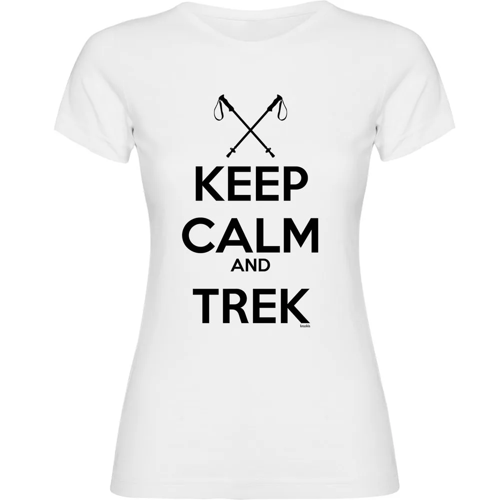 Kruskis Keep Calm And Trek T-shirt Med Korta ärmar Kruskis Keep Calm And Trek T-shirt Med Korta ärmar