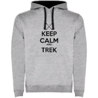 Kruskis Keep Calm And Trek Two-colour Tröja Med Huva Kruskis Keep Calm And Trek Two-colour Tröja Med Huva