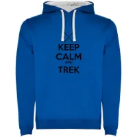 Kruskis Keep Calm And Trek Two-colour Tröja Med Huva