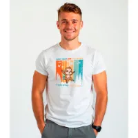 Kruskis Keep Calm Sloth Eco T-shirt Med Korta ärmar Kruskis Keep Calm Sloth Eco T-shirt Med Korta ärmar
