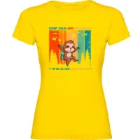 Kruskis Keep Calm Sloth T-shirt Med Korta ärmar