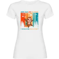 Kruskis Keep Calm Sloth T-shirt Med Korta ärmar Kruskis Keep Calm Sloth T-shirt Med Korta ärmar