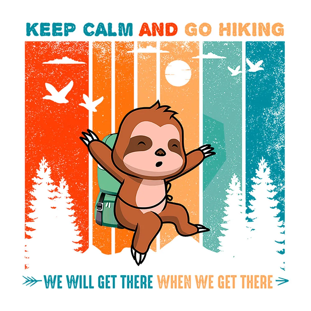 Kruskis Keep Calm Sloth T-shirt Med Korta ärmar