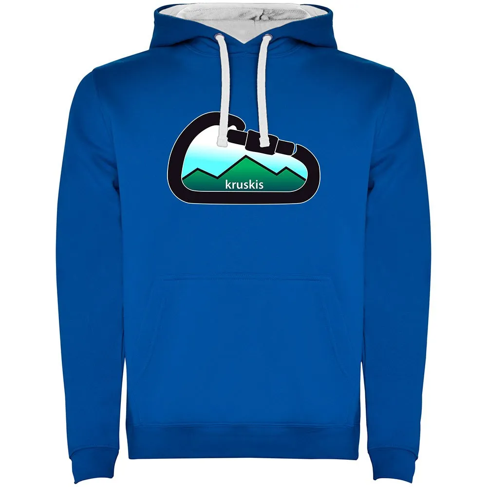 Kruskis Mountain Carabiner Two-colour Tröja Med Huva