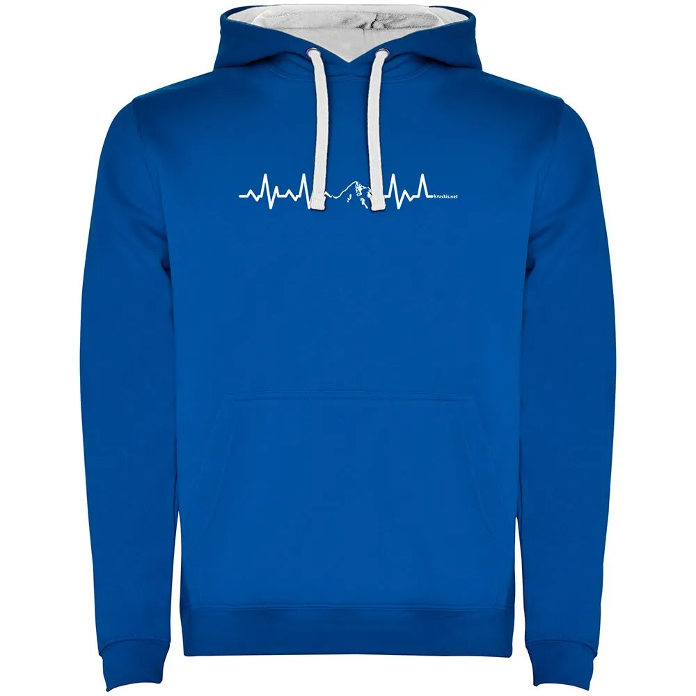 Kruskis Mountain Heartbeat Two-colour Tröja Med Huva