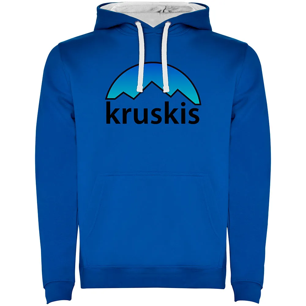 Kruskis Mountain Silhouette Two-colour Tröja Med Huva