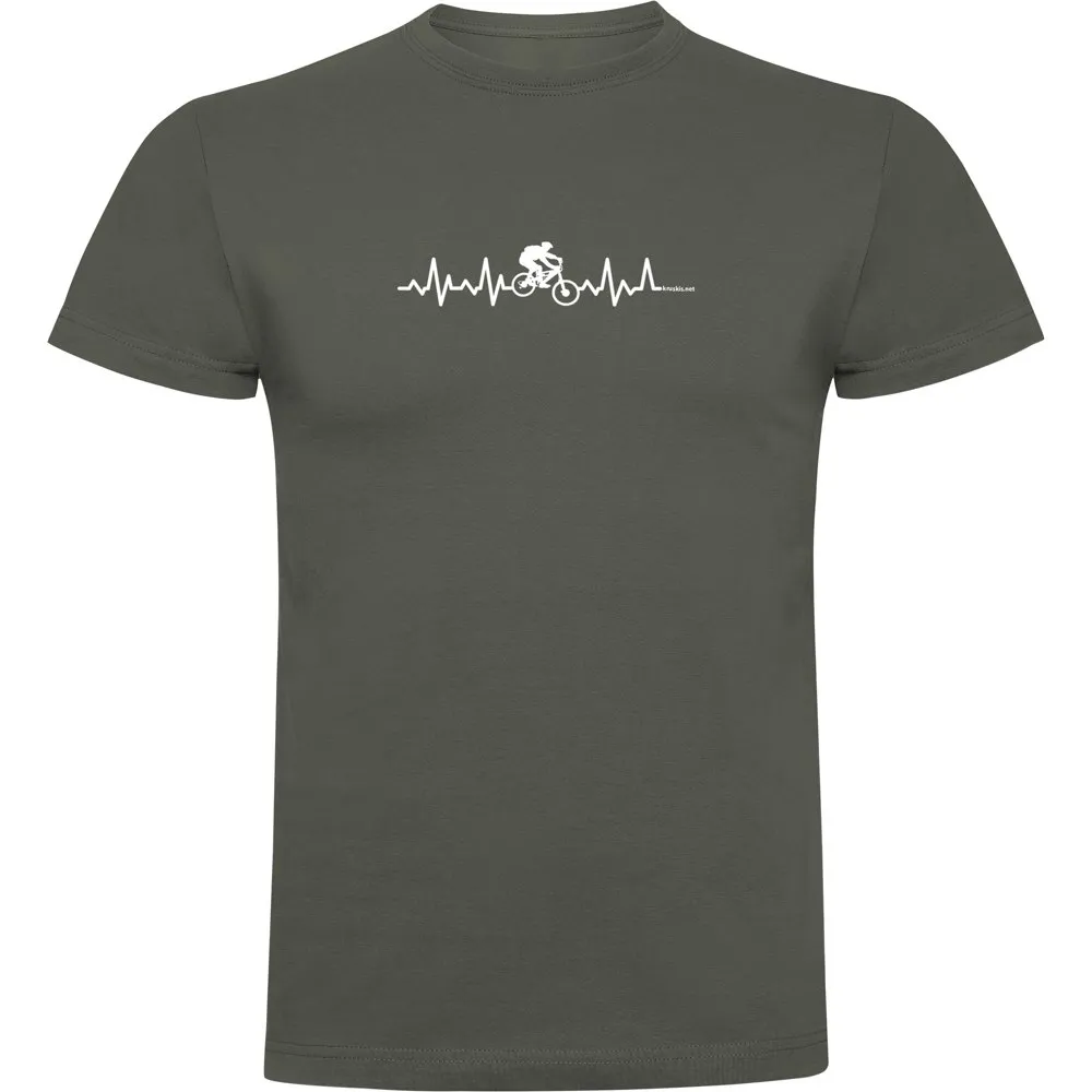 Kruskis Mtb Heartbeat T-shirt Med Korta ärmar Refurbished, Dark army green, M Kruskis Mtb Heartbeat T-shirt Med Korta ärmar Refurbished, Dark army green, M