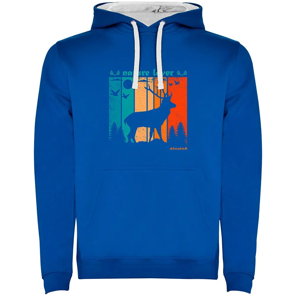 Kruskis Nature Lover Two-colour Tröja Med Huva