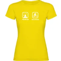 Kruskis Problem Solution Bike T-shirt Med Korta ärmar Kruskis Problem Solution Bike T-shirt Med Korta ärmar