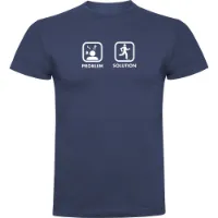 Kruskis Problem Solution Run T-shirt Med Korta ärmar male
