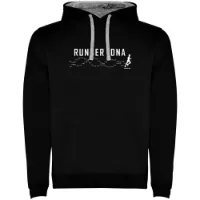 Kruskis Runner Dna Two-colour Tröja Med Huva male Kruskis Runner Dna Two-colour Tröja Med Huva male