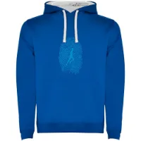 Kruskis Runner Fingerprint Two-colour Tröja Med Huva male
