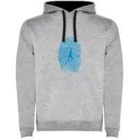 Kruskis Runner Fingerprint Two-colour Tröja Med Huva male