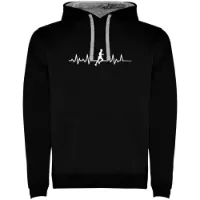 Kruskis Runner Heartbeat Two-colour Tröja Med Huva male
