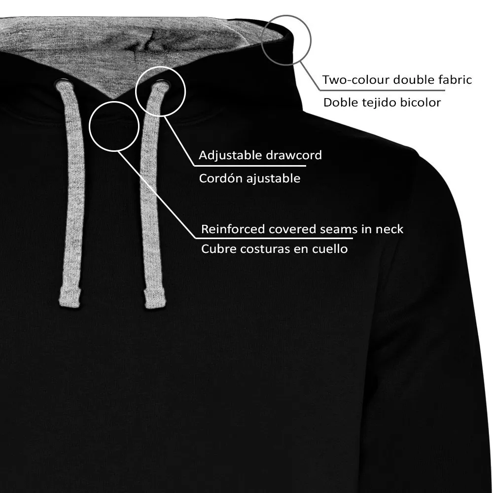 Kruskis Runner Heartbeat Two-colour Tröja Med Huva male