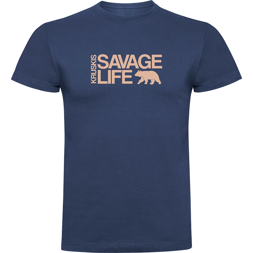 Kruskis Savage Life T-shirt Med Korta ärmar Kruskis Savage Life T-shirt Med Korta ärmar
