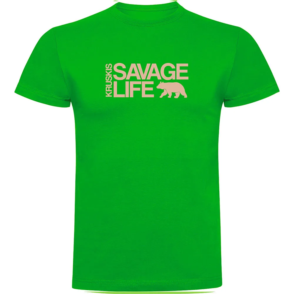 Kruskis Savage Life T-shirt Med Korta ärmar Kruskis Savage Life T-shirt Med Korta ärmar