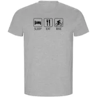Kruskis Sleep Eat And Bike Eco T-shirt Med Korta ärmar