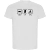 Kruskis Sleep Eat And Bike Eco T-shirt Med Korta ärmar