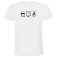 Kruskis Sleep Eat And Bike T-shirt Med Korta ärmar