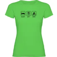 Kruskis Sleep Eat And Bike T-shirt Med Korta ärmar Kruskis Sleep Eat And Bike T-shirt Med Korta ärmar