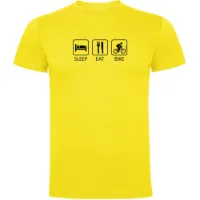 Kruskis Sleep Eat And Bike T-shirt Med Korta ärmar