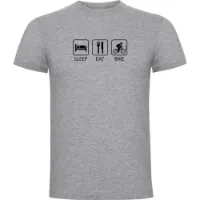 Kruskis Sleep Eat And Bike T-shirt Med Korta ärmar