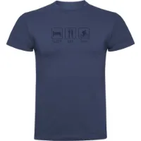 Kruskis Sleep Eat And Bike T-shirt Med Korta ärmar