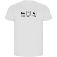 Kruskis Sleep Eat And Climb Eco T-shirt Med Korta ärmar Kruskis Sleep Eat And Climb Eco T-shirt Med Korta ärmar