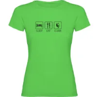 Kruskis Sleep Eat And Climb T-shirt Med Korta ärmar
