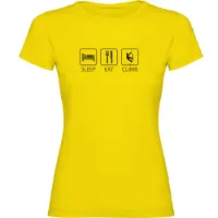 Kruskis Sleep Eat And Climb T-shirt Med Korta ärmar