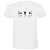Kruskis Sleep Eat And Climb T-shirt Med Korta ärmar Kruskis Sleep Eat And Climb T-shirt Med Korta ärmar
