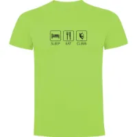 Kruskis Sleep Eat And Climb T-shirt Med Korta ärmar