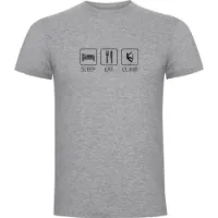 Kruskis Sleep Eat And Climb T-shirt Med Korta ärmar Kruskis Sleep Eat And Climb T-shirt Med Korta ärmar