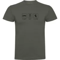 Kruskis Sleep Eat And Climb T-shirt Med Korta ärmar Kruskis Sleep Eat And Climb T-shirt Med Korta ärmar