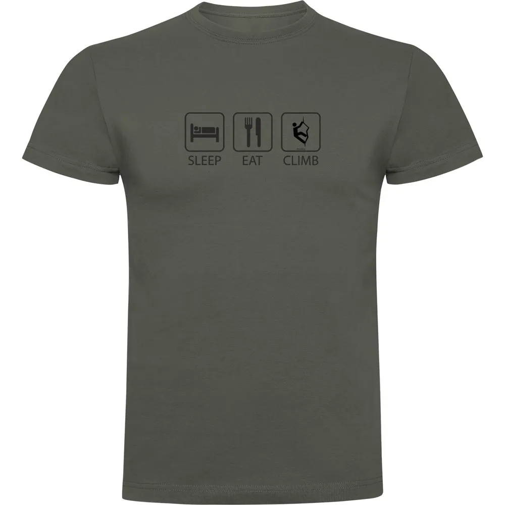 Kruskis Sleep Eat And Climb T-shirt Med Korta ärmar