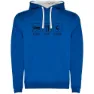 Royal blue / white