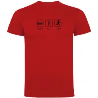 Kruskis Sleep Eat And Run T-shirt Med Korta ärmar female