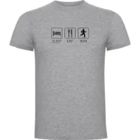 Kruskis Sleep Eat And Run T-shirt Med Korta ärmar male