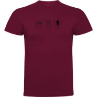 Kruskis Sleep Eat And Run T-shirt Med Korta ärmar male Kruskis Sleep Eat And Run T-shirt Med Korta ärmar male