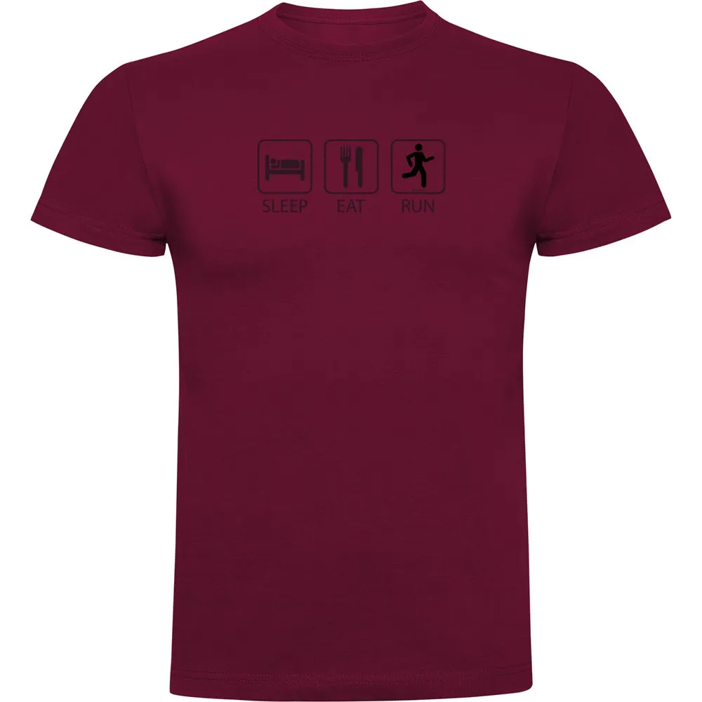 Kruskis Sleep Eat And Run T-shirt Med Korta ärmar male