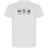 Kruskis Sleep Eat And Swim Eco T-shirt Med Korta ärmar male Kruskis Sleep Eat And Swim Eco T-shirt Med Korta ärmar male