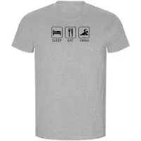 Kruskis Sleep Eat And Swim Eco T-shirt Med Korta ärmar male Kruskis Sleep Eat And Swim Eco T-shirt Med Korta ärmar male